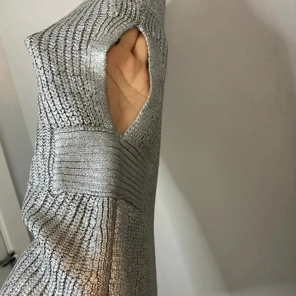 YAYA women silver top - cashmere mix fabric - xsmall - Picture 7 of 8